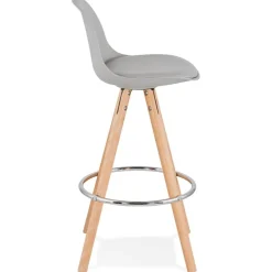 Tabouret snack mi-hauteur 'TATAMI MINI' gris