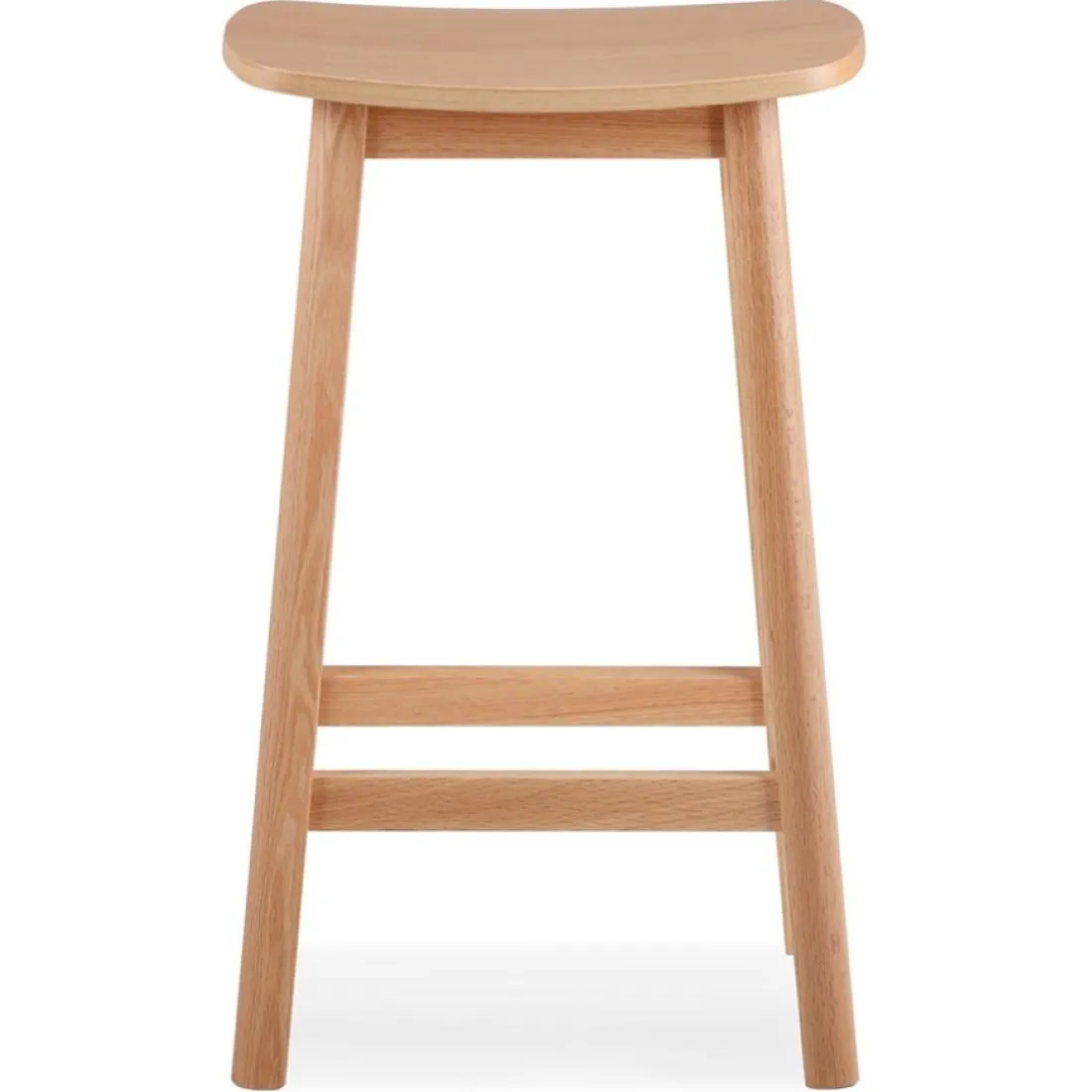 Tabouret snack mi-hauteur 'DUMAS MINI' en bois finition naturelle