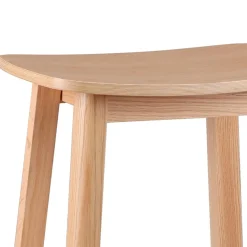 Tabouret snack mi-hauteur 'DUMAS MINI' en bois finition naturelle