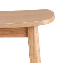 Tabouret snack mi-hauteur 'DUMAS MINI' en bois finition naturelle