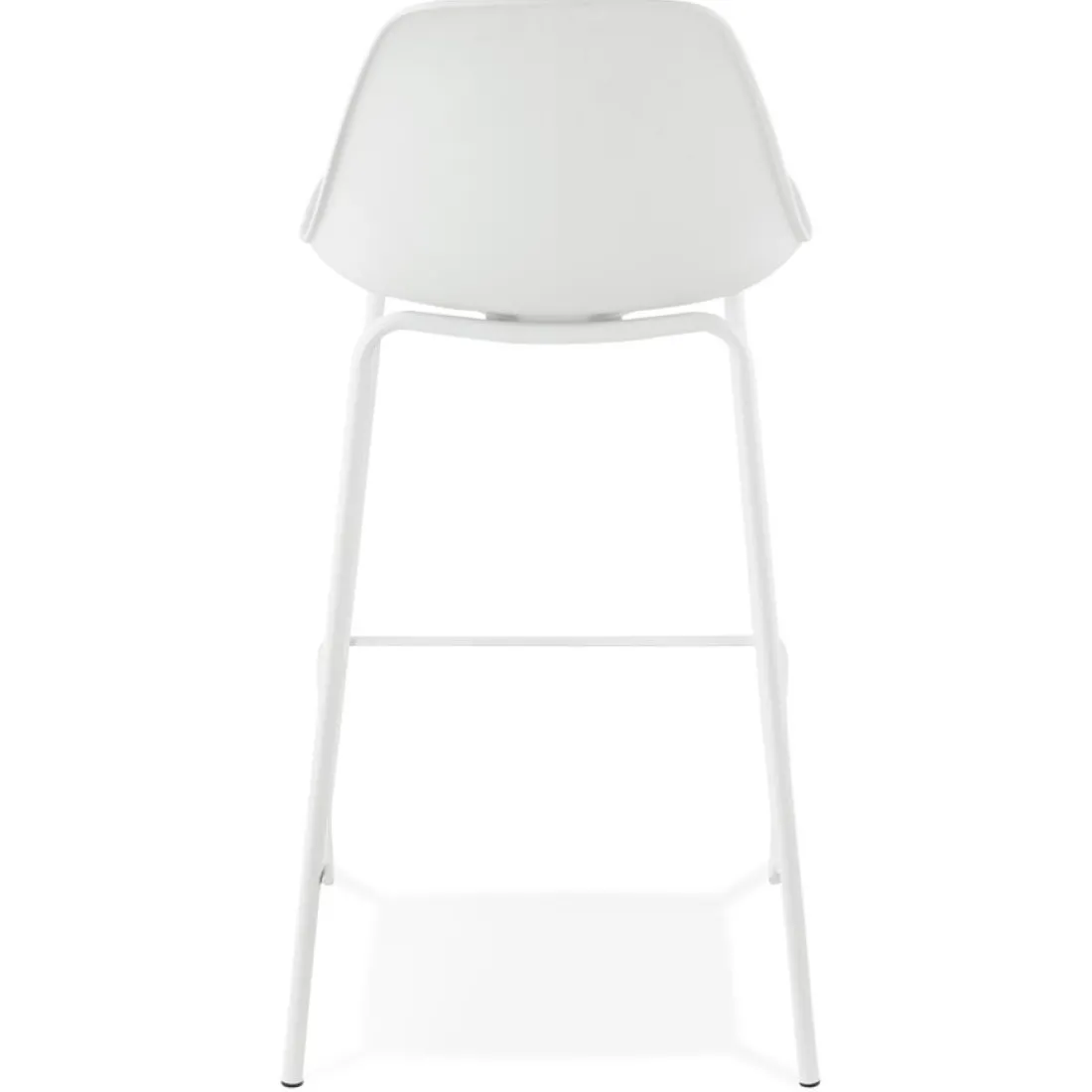 Tabouret snack mi-hauteur 'COOKIE MINI' blanc style industriel