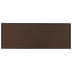 Tapis anti-dérapant tissu chiné Noir