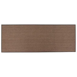 Tapis anti-dérapant tissu chiné gris
