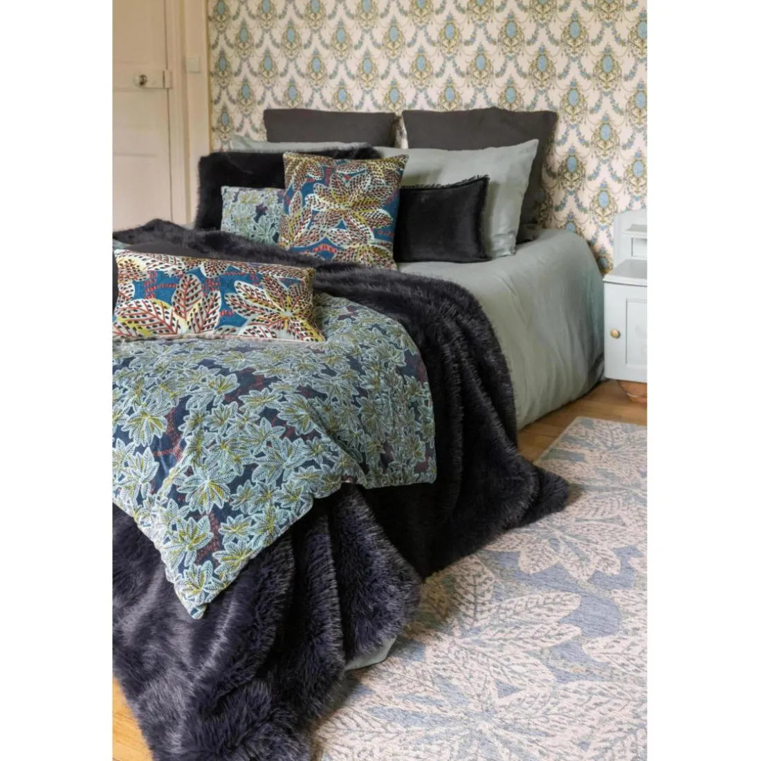 Tapis Ariane outdoor recyclé Acier 80 x 200