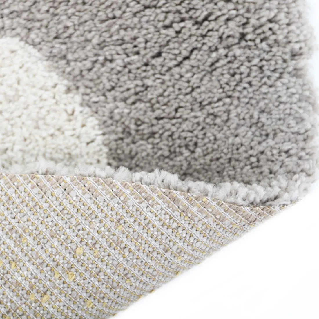 TAPIS BOHEMIAN ROND BEIGE DAISY