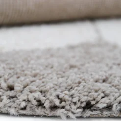 TAPIS BOHEMIAN ROND BEIGE DAISY