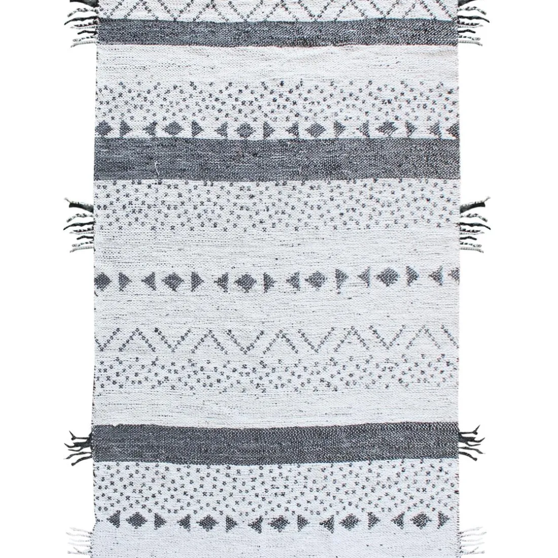 Tapis Callista Blanc/noir 120 x 180