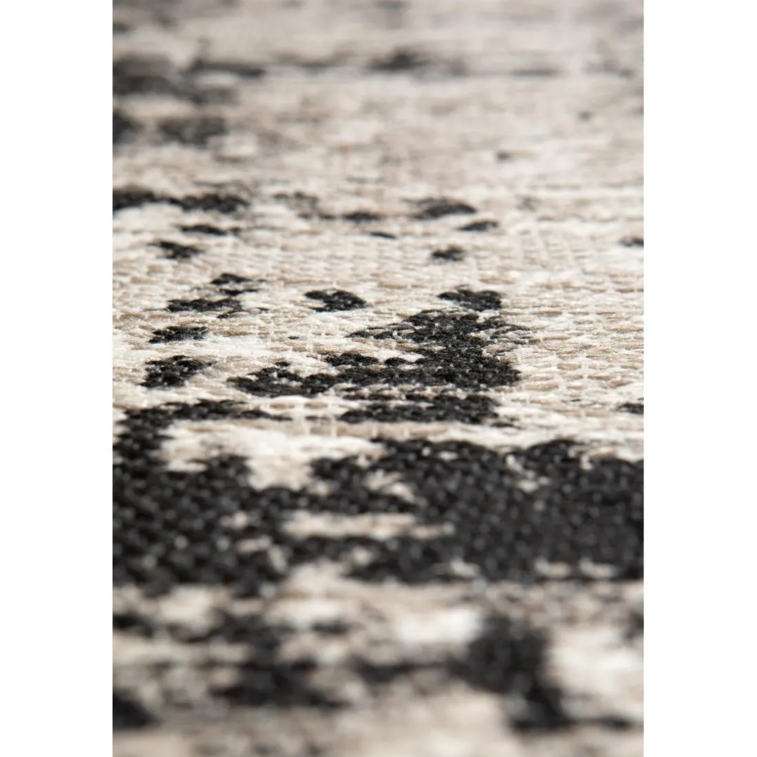 Tapis Catania 2 outdoor Noir 60 x 110