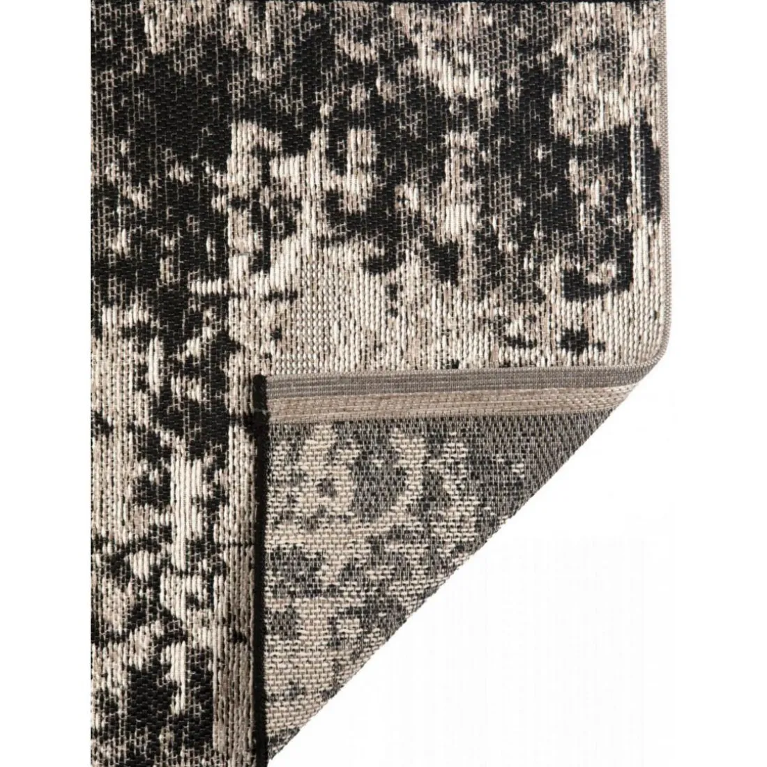 Tapis Catania 2 outdoor Noir 60 x 110