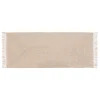 Tapis de Salon Jute en Coton FLOR Beige