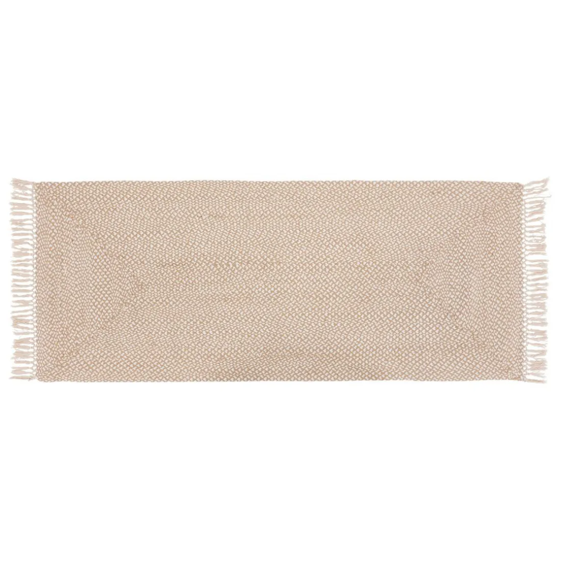 Tapis de Salon Jute en Coton FLOR Beige
