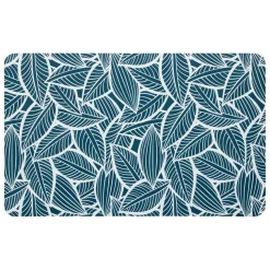 Tapis diatomite bleu