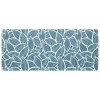 Tapis diatomite bleu a motif