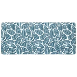 Tapis diatomite bleu a motif