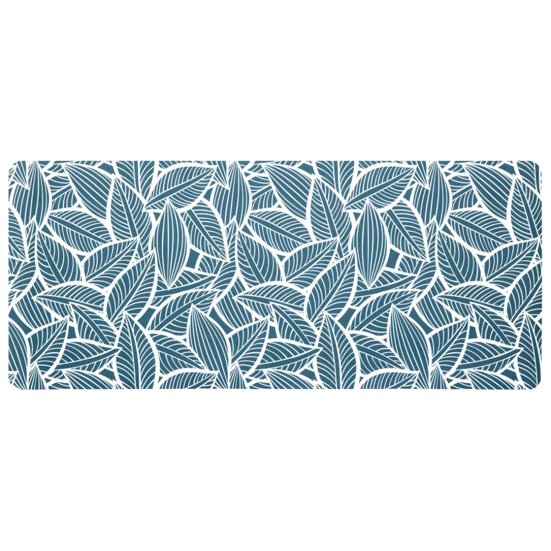 Tapis diatomite bleu a motif