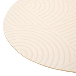 Tapis diatomite oval anti-dérapant