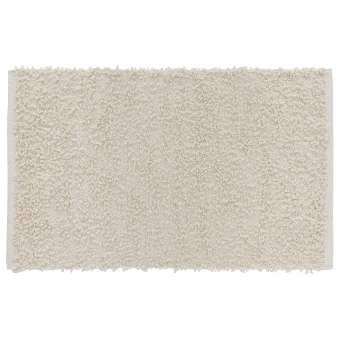 Tapis en coton et polyester Soana blanc