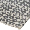 Tapis en Coton Imprimé Box Gris modèle D