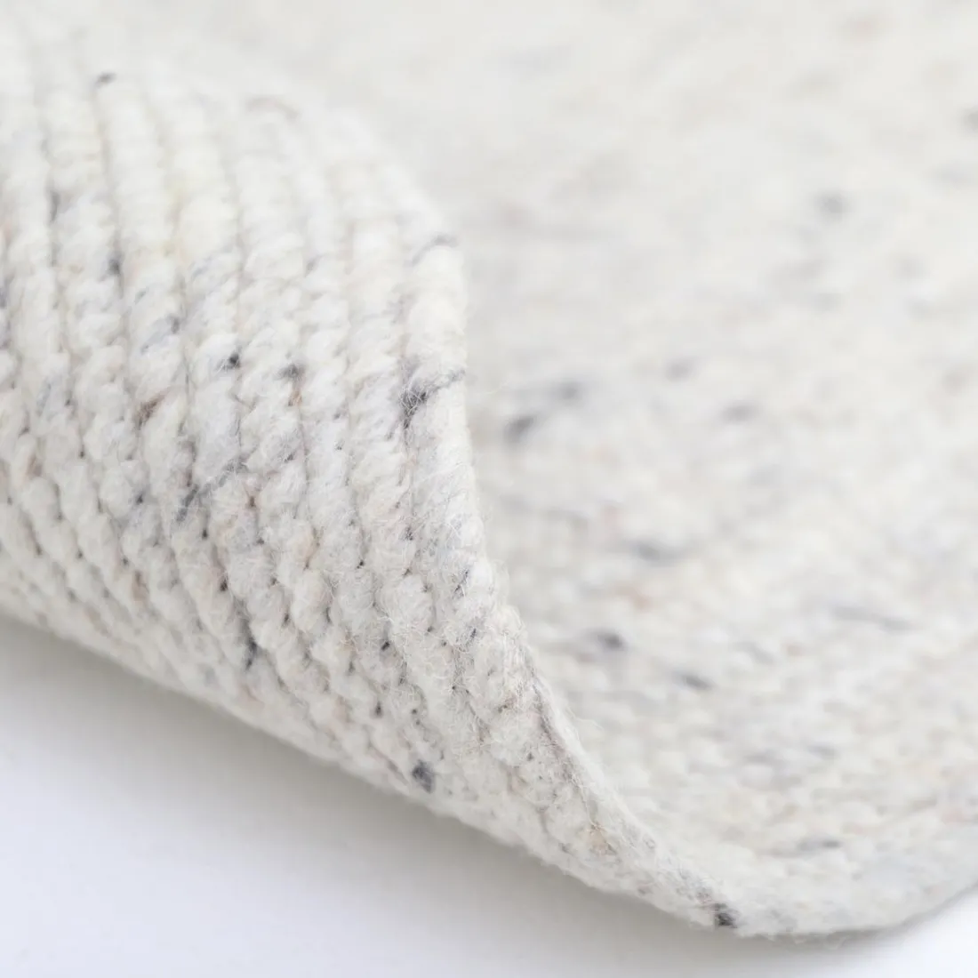 TAPIS EN LAINE NATURAL L