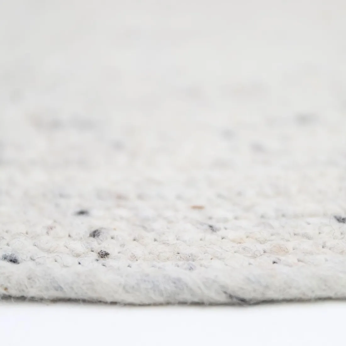 TAPIS EN LAINE NATURAL L