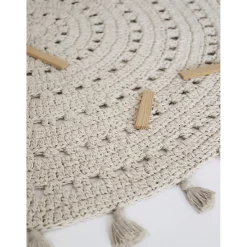 Tapis enfant crochet NILA écru