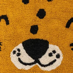 Tapis enfant léopard Kori Jaune ocre