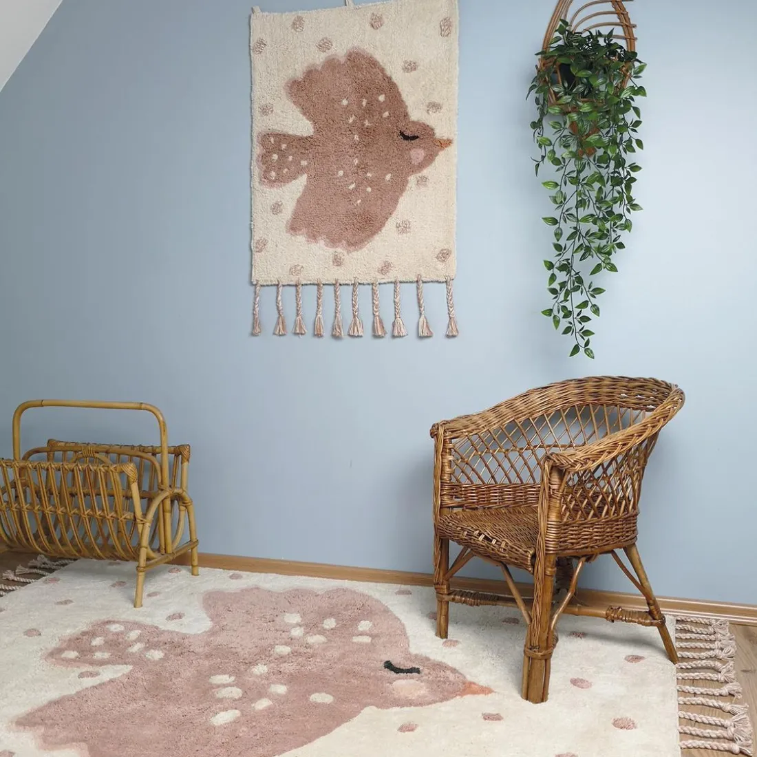 Tapis enfant motif oiseaux BIRDY