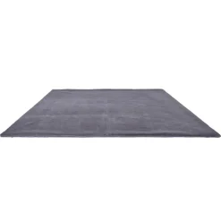 Tapis Imitation Poil Fin Gris 120x170cm en polyester