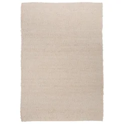 Tapis ivoire effet laine Volna