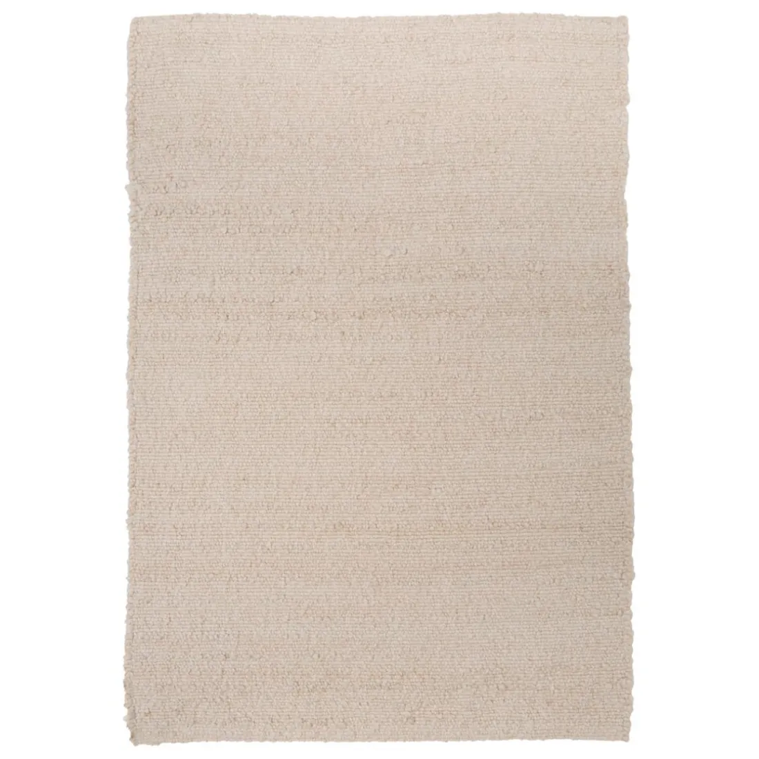 Tapis ivoire effet laine Volna