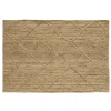 Tapis Jute Naturel 120x180cm Surpiqué Croisillons