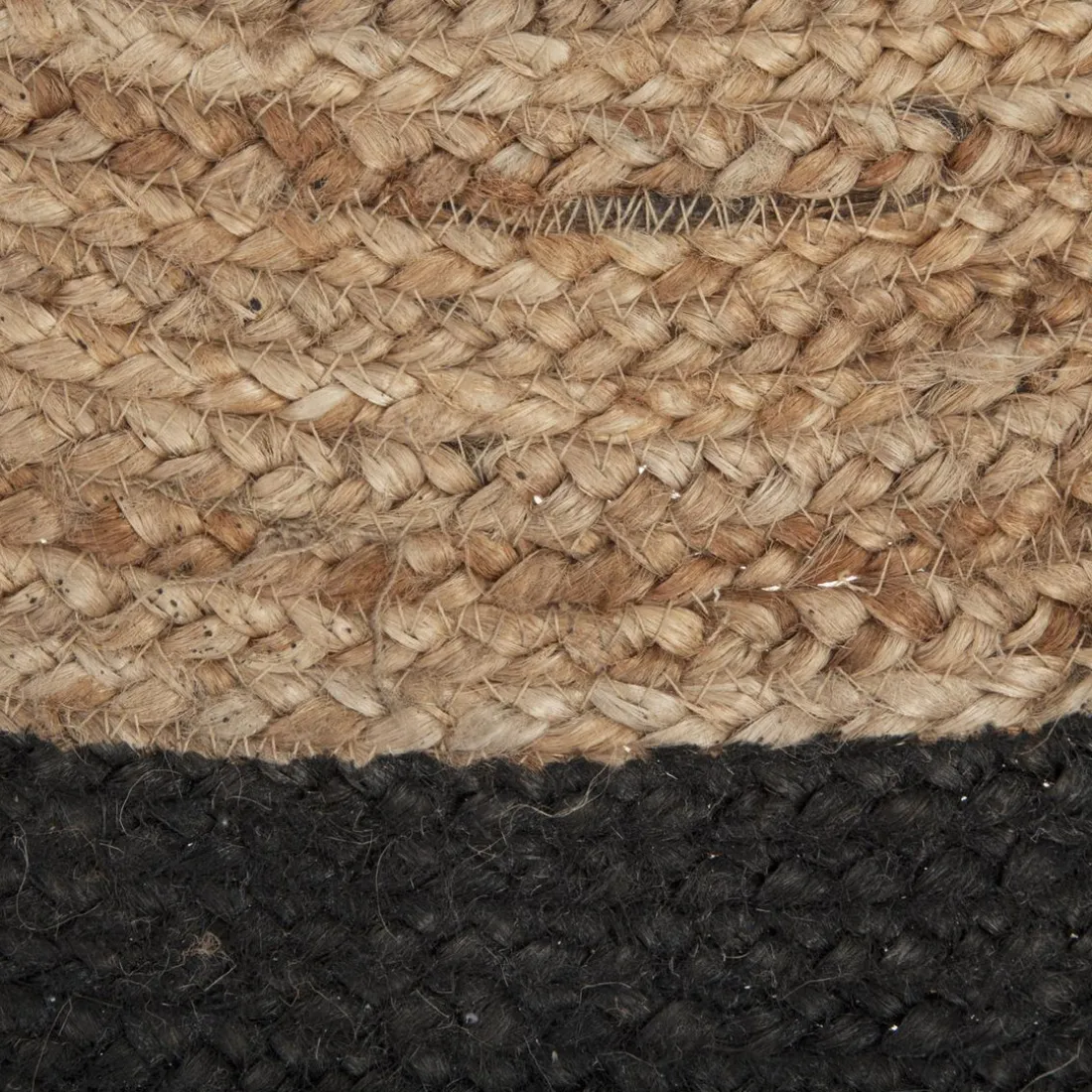 Tapis jute noir - Mood D120