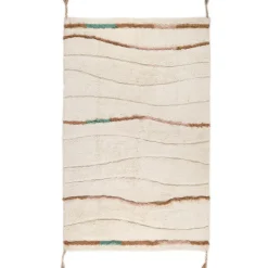 TAPIS M MULTICOLORE EN COTON