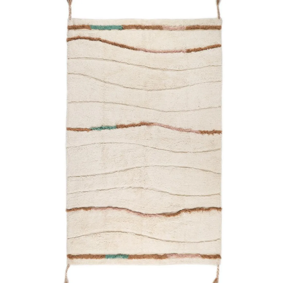 TAPIS M MULTICOLORE EN COTON