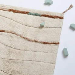 TAPIS M MULTICOLORE EN COTON