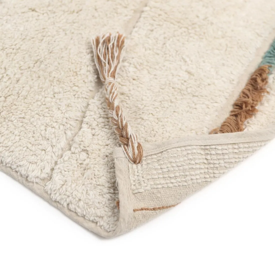 TAPIS M MULTICOLORE EN COTON