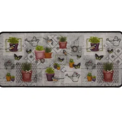 Tapis Multi Usages Gris ERBARIO