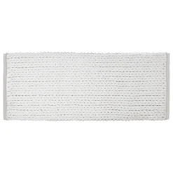 Tapis Épais Uni 50 x 120 cm Blanc
