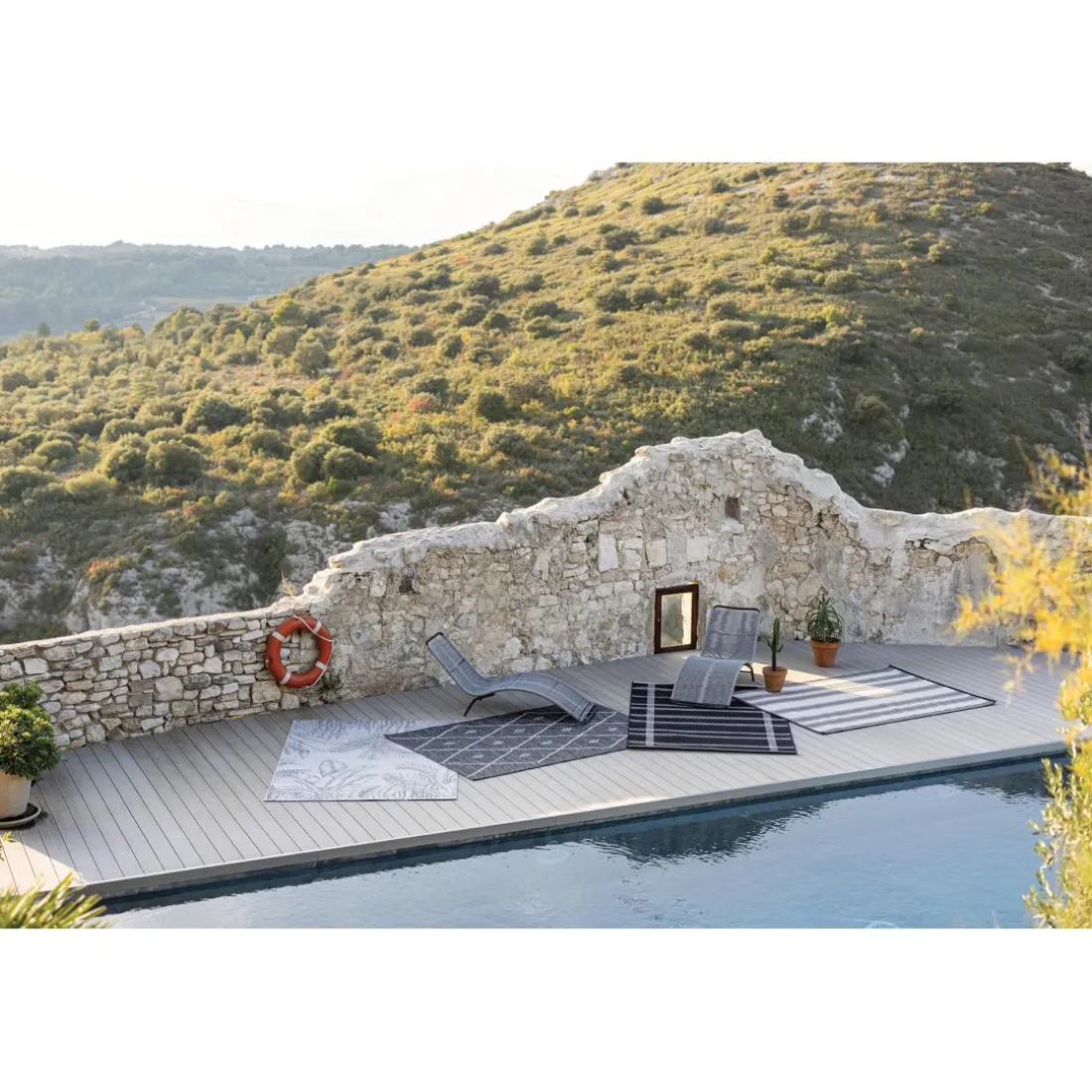 Tapis Paomia outdoor Tonnerre 60 x 110