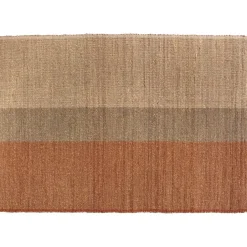 Tapis rectangulaire Karan Terracotta