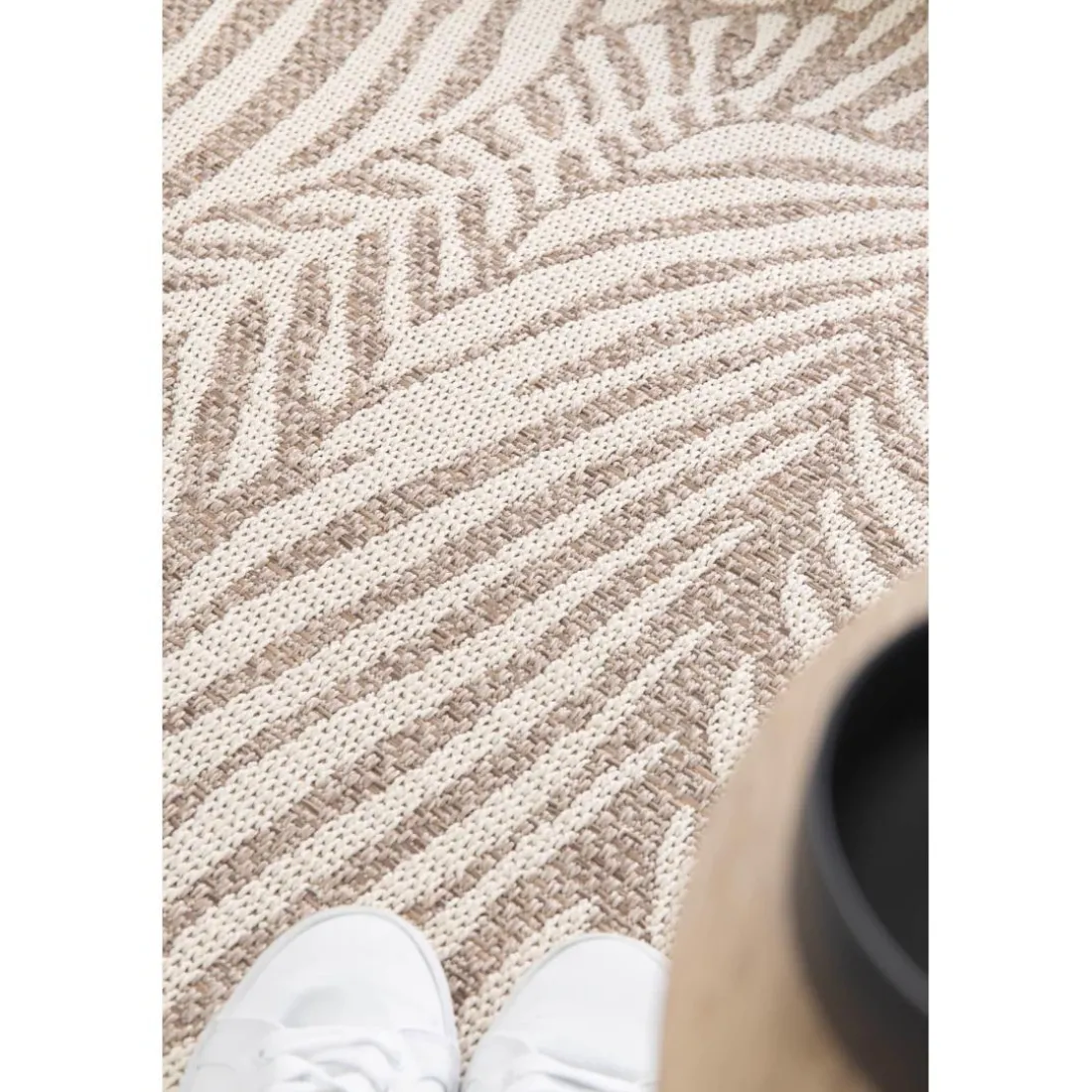 Tapis rectangulaire Lora outdoor Naturel