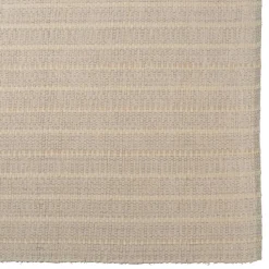 Tapis rectangulaire 200x290cm en coton recyclé couleur ivoire SACHA