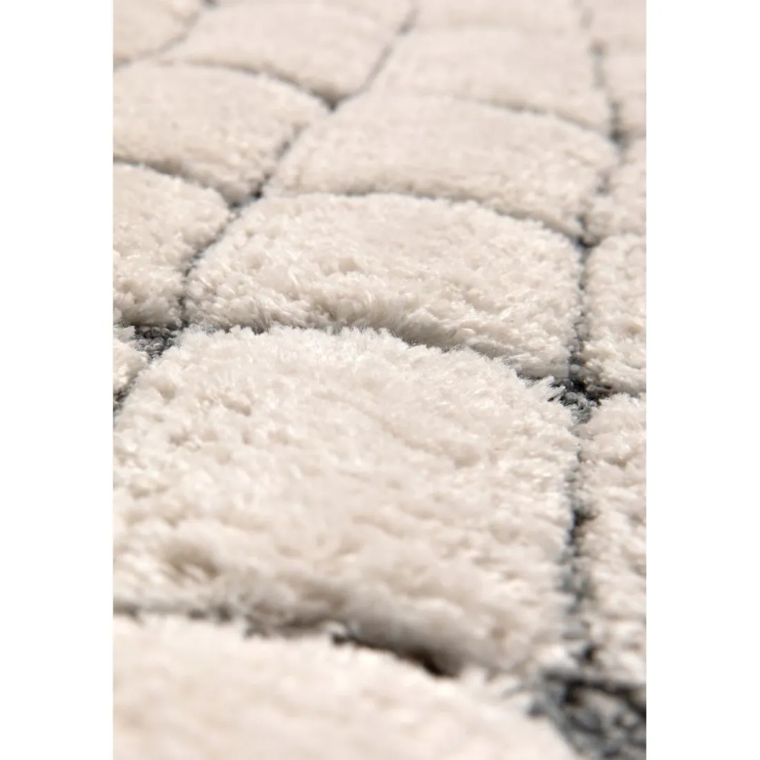 Tapis recycl� Antonio Neige 160 x 230 x 2