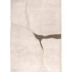 Tapis recyclé Yan Neige 200 x 290 x 2