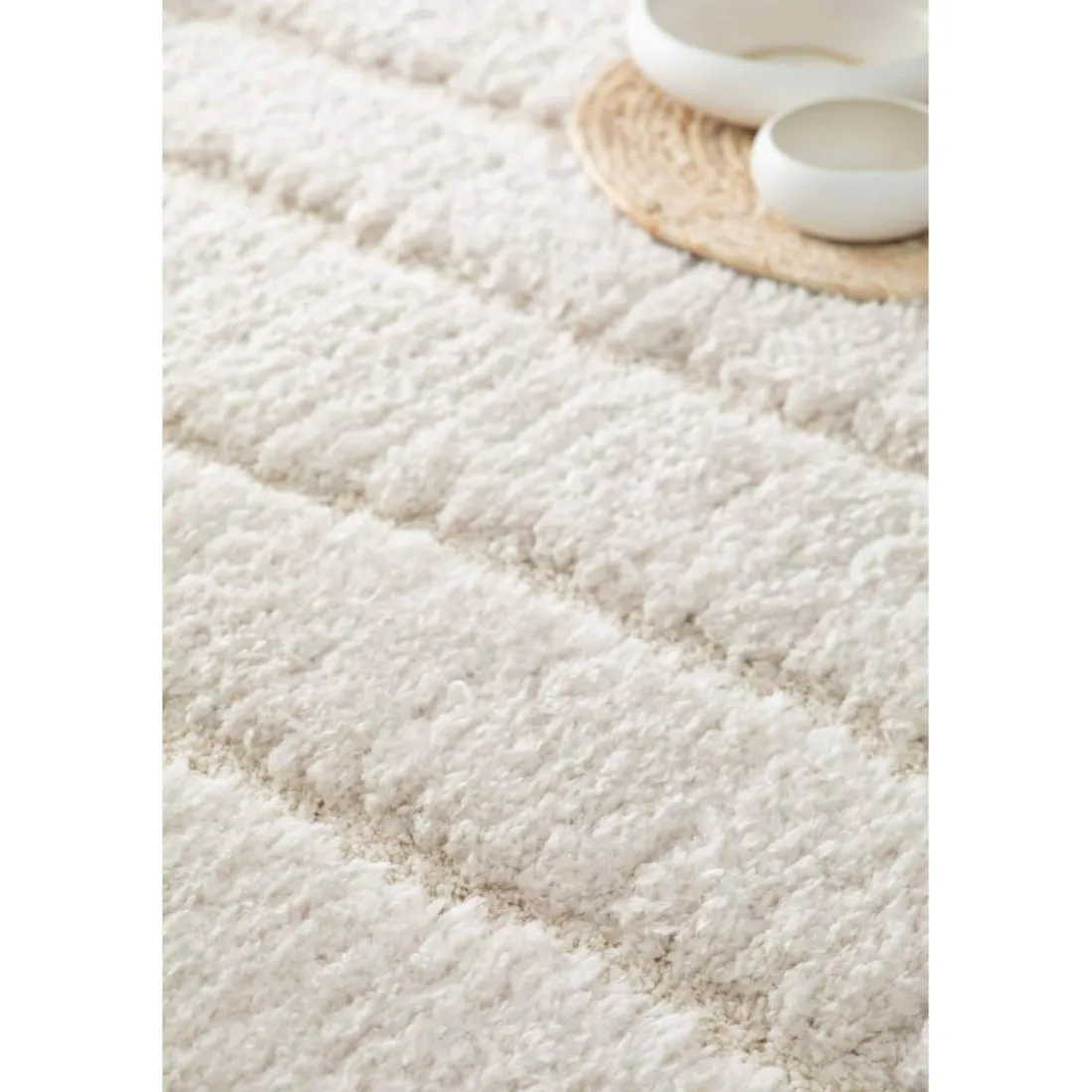 Tapis recycle Mael Neige