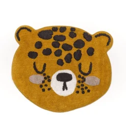 Tapis tufte LEOPARD en coton
