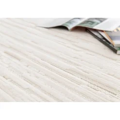 Tapis Vermon Neige 160 x 230 x 1 cm