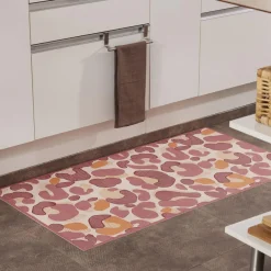 Tapis vinyle leopard Paulinette