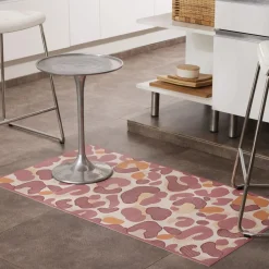 Tapis vinyle leopard Paulinette