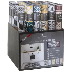 Tapis Vinyle Mosaïque multicolore Boîte 50x112